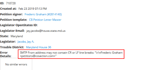 A screenshot of a email Description automatically generated